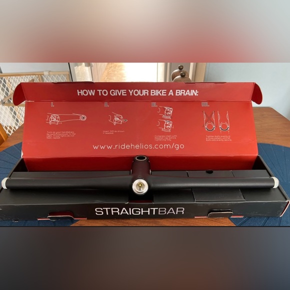 NWOT Helios Straight Bar - Smart Bicycle Handlebars - Picture 1 of 7